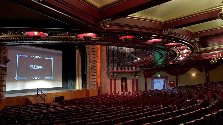 interior view of an empty Million Dollar Theatre